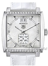 TAG Heuer Monaco White MOP Dial Diamonds TAG Heuer Monaco White MOP Dial Diamonds