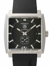 TAG Heuer Monaco Automatic Black Dial Black Rubber TAG Heuer Monaco Automatic Black Dial Black Rubber