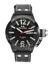 TW Steel Ceo Canteen Black Dial Leather Strap TW Steel Ceo Canteen Black Dial Leather Strap