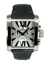 TW Steel Ceo Goliath Silver Dial Leather Strap TW Steel Ceo Goliath Silver Dial Leather Strap
