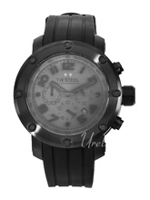 TW Steel Tech Black Dial Rubber Strap