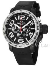 TW Steel Grandeur Quartz Black Dial Rubber Strap TW Steel Grandeur Quartz Black Dial Rubber Strap
