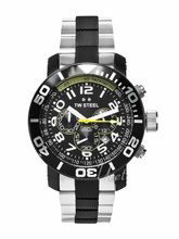 TW Steel Grandeur Diver Black Dial Steel/Rubber Bracelet