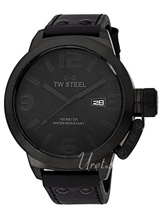 TW Steel Canteen Black Dial Leather Strap